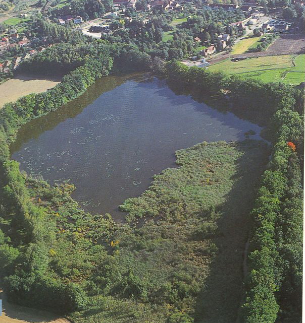 Nový rybník - letecký pohled