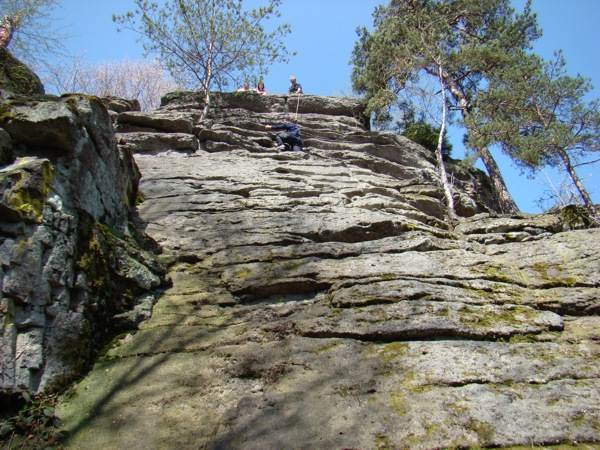 Otevírání skal na Choustníku, 11. dubna 2009