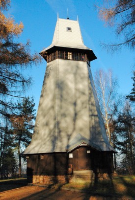Lookout Tower with the new roof - 25. 11. 2004